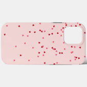 Coques Case-Mate iPhone forme du coeur rose et rouge coeur (Verso (horizontal))