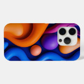 Coques Case-Mate iPhone Formes 3D Abstraites dynamiques (Verso (horizontal))