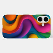 Coques Case-Mate iPhone Formes 3D Abstraites dynamiques (Verso (horizontal))