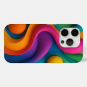 Coques Case-Mate iPhone Formes 3D Abstraites dynamiques (Verso (horizontal))