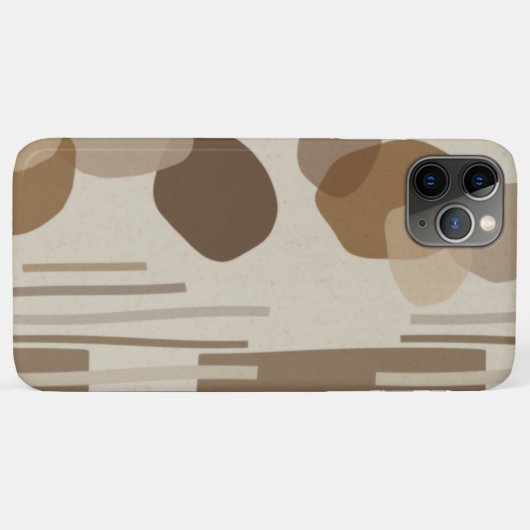 Coques Case-Mate iPhone Formes Abstraites en terre cuite (Dos (Horizontal))