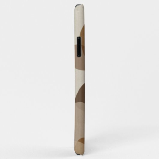 Coques Case-Mate iPhone Formes Abstraites en terre cuite (Dos/Droite)