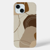 Coques Case-Mate iPhone Formes Abstraites en terre cuite (Verso)