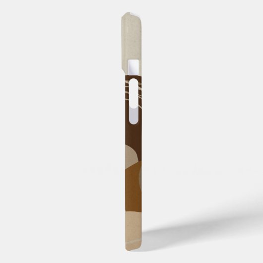 Coques Case-Mate iPhone Formes Abstraites en terre cuite (Verso / Gauche)