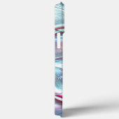 Coques Case-Mate iPhone Formes Abstraites en verre recouvert de texture sa (Verso / Droite)