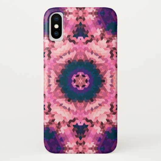 Coques Case-Mate iPhone formes arrondies mandala kaléidoscope Abstraites (Dos)