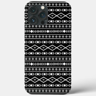 Case-Mate iPhone Case Formes Aztec Motif gris noir