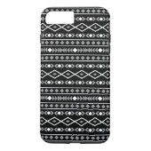 Coques Case-Mate iPhone Formes Aztec Motif gris noir (Dos)