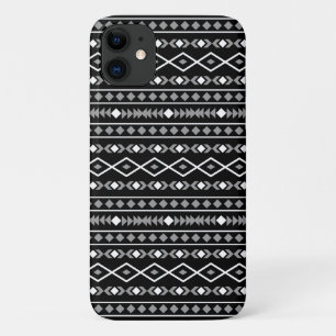 Case-Mate iPhone Case Formes aztèques Motif blanc gris noir