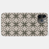 Coques Case-Mate iPhone Formes circulaires rétro beige et marron (Dos (Horizontal))