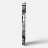Coques Case-Mate iPhone Formes courbes grises, aux tons lumineux (Verso / Droite)