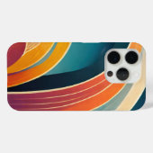 Coques Case-Mate iPhone Formes d'arc en couleurs vives (Verso (horizontal))