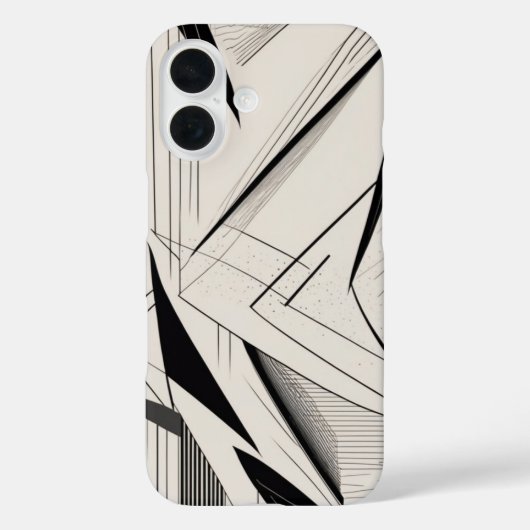 Coques Case-Mate iPhone Formes d'art de ligne (Verso)