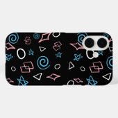 Coques Case-Mate iPhone Formes de couleurs transgenres (Verso (horizontal))