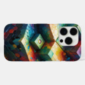 Coques Case-Mate iPhone Formes de géomatrix Abstraites avec des dégradés v (Verso (horizontal))