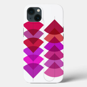 Case-Mate iPhone Case Formes de motif géométrique Abstraites rose violet