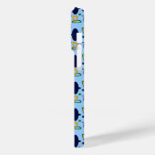 Coques Case-Mate iPhone Formes de totem du croissant rétro (Verso / Gauche)