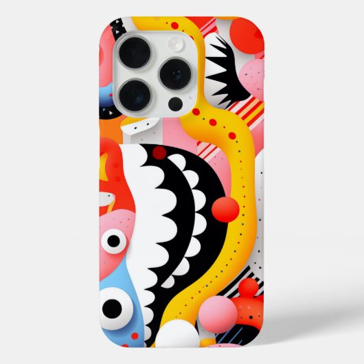 Coques Case-Mate iPhone Formes douces avec dents et motifs (Verso)