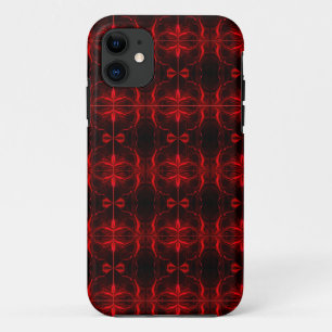 Case-Mate iPhone Case Formes en rouge flottant sur l'arrière - plan noir