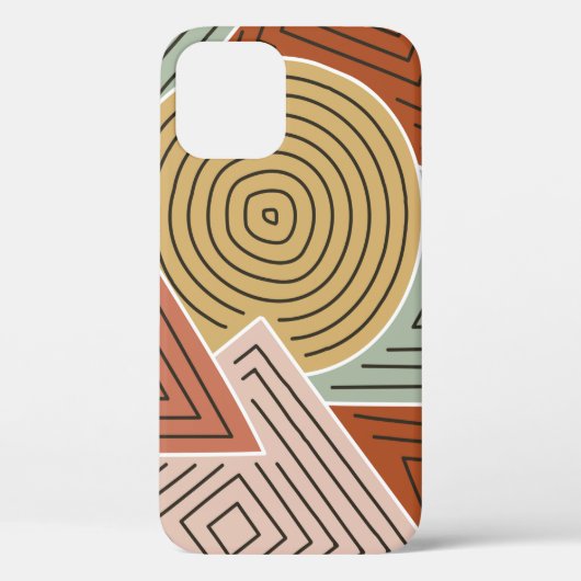 Coques Case-Mate iPhone Formes et lignes géométriques Abstraites illustrat (Verso)
