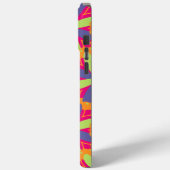 Coques Case-Mate iPhone Formes florales orange vibrant (Verso / Gauche)