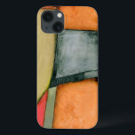 Etui iPhone 13 Formes géométriques colorées contemporaines<br><div class="desc">Cette peinture contemporaine par Jennifer Goldberger est pleine des formes géométriques colorées. Le style du travail le fait regarder comme il était tissé ensemble des morceaux différents du tissu. Commandez votre copie de ce morceau aujourd'hui !</div>