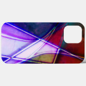 Coques Case-Mate iPhone Formes géométriques de couleur rouille avec lumièr (Verso (horizontal))
