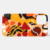 Coques Case-Mate iPhone Formes géométriques de dessin à la main Abstraites (Verso (horizontal))