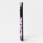 Coques Case-Mate iPhone Formes géométriques pourpres de bijou (Dos/Gauche)