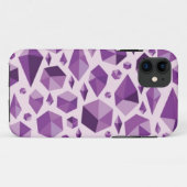 Coques Case-Mate iPhone Formes géométriques pourpres de bijou (Dos (Horizontal))