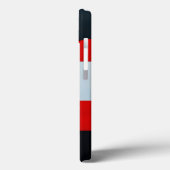 Coques Case-Mate iPhone Formes géométriques rouges (Verso / Gauche)