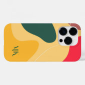 Coques Case-Mate iPhone Formes organiques colorées abstrait arrière - plan (Verso (horizontal))