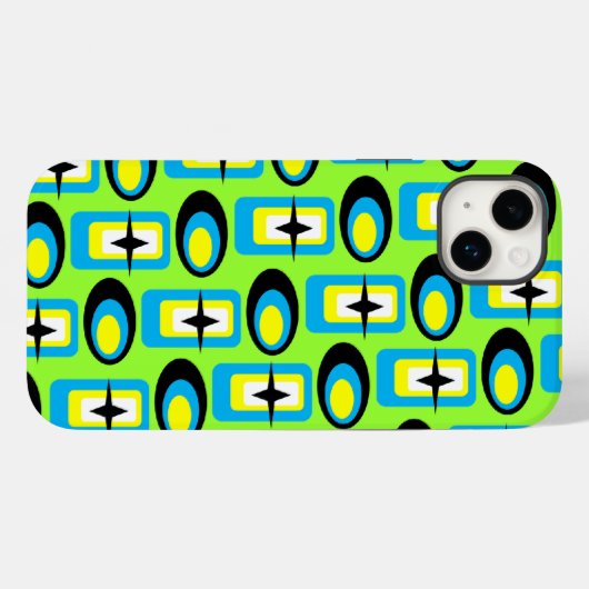 Coques Case-Mate iPhone Formes rétro (Verso (horizontal))