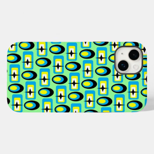 Coques Case-Mate iPhone Formes rétro (Verso (horizontal))