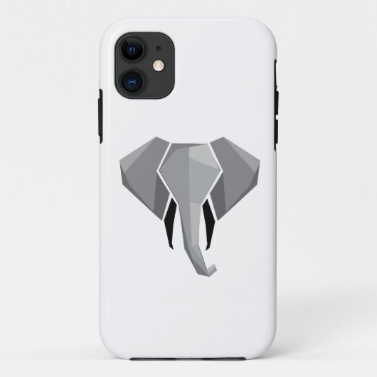 Coques Case-Mate iPhone Formes simples Géométrie Tête d'éléphant (Dos)