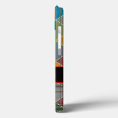 Coques Case-Mate iPhone Formes triangulaires triangulaires avec initiales  (Verso / Gauche)