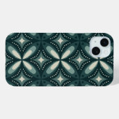 Coques Case-Mate iPhone formes vertes rétro (Verso (horizontal))