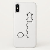Coques Case-Mate iPhone Formule chimique moléculaire de poivre noir Piperi (Dos)