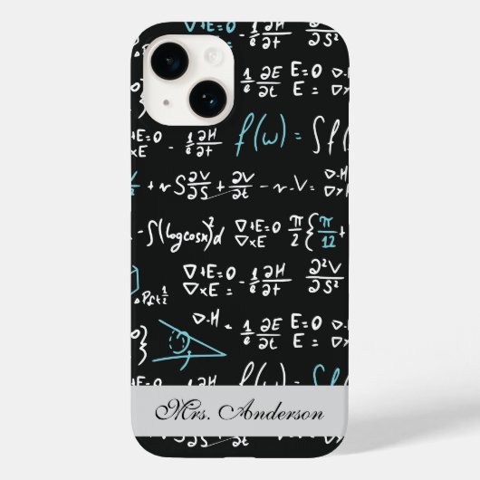 Coques Case-Mate iPhone Formules Mathématiques (Verso)