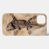 Coques Case-Mate iPhone Fossile de dinosaure antique en pierre (Verso (horizontal))