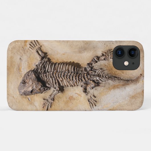 Coques Case-Mate iPhone Fossile de dinosaure antique en pierre (Dos (Horizontal))