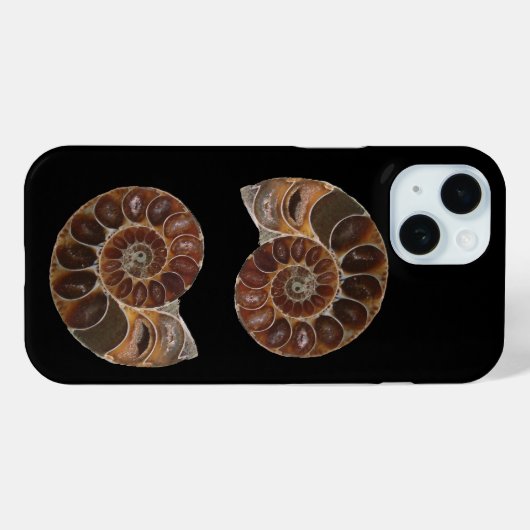 Coques Case-Mate iPhone Fossiles ammonites (Verso (horizontal))