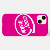 Coques Case-Mate iPhone Fou à l'intérieur (Verso (horizontal))