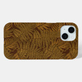 Coques Case-Mate iPhone Foule automnale sur brun (Verso (horizontal))