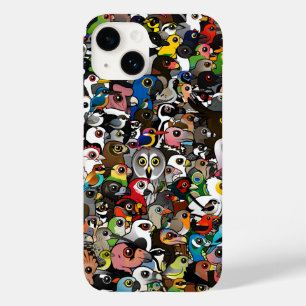 Coque Pour iPhone 14 Foule de Birdorable