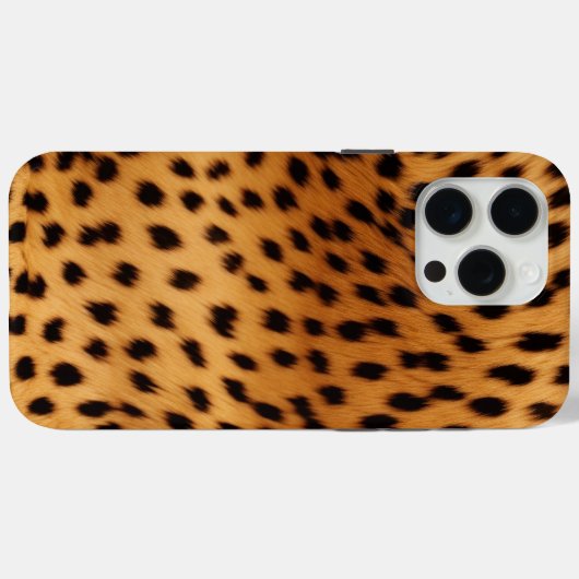Coques Case-Mate iPhone Fourrure animale Cheetah (Verso (horizontal))