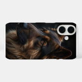 Coques Case-Mate iPhone fourrure bergère allemande (Verso (horizontal))