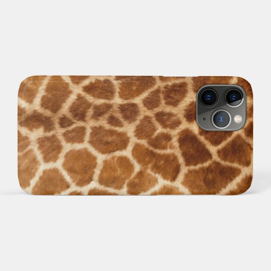 Coques Case-Mate iPhone Fourrure de girafe (Dos (Horizontal))
