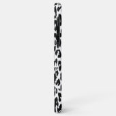 Coques Case-Mate iPhone Fourrure Empreinte de léopard noire (Dos/Gauche)