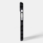 Coques Case-Mate iPhone Fourrure panthère noire avec nom (Verso / Gauche)